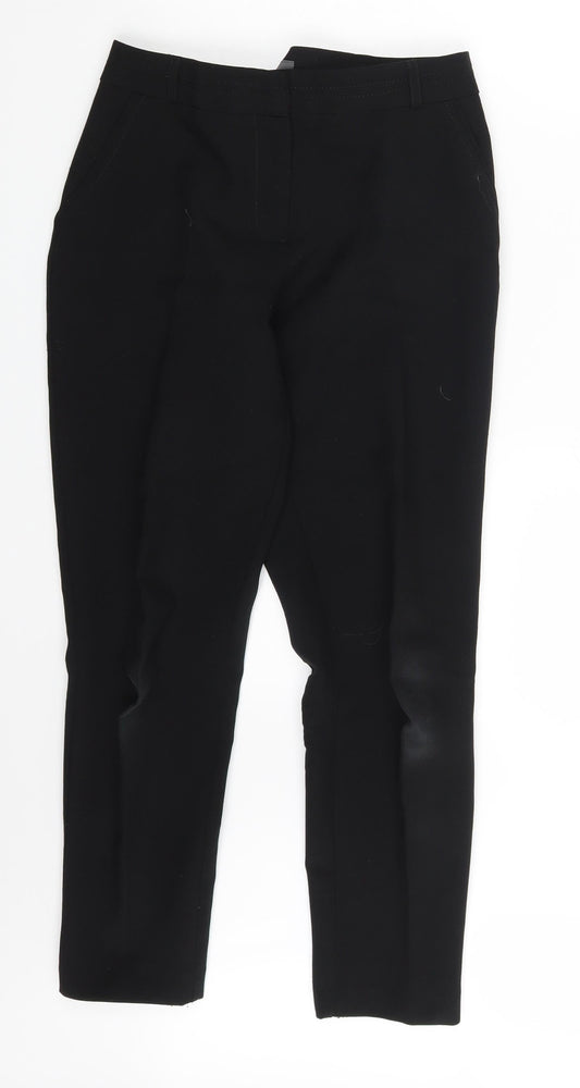 Womens UK Size 8 Primark Regular Fit Chino Black Trousers