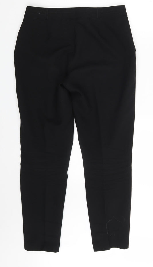 Primark Womens Black Chino Trousers Size 8 L26 in