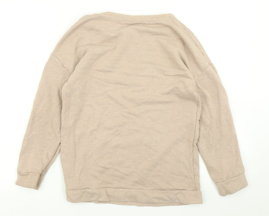 NEXT Girls Brown Pullover Sweatshirt Size 11 Years