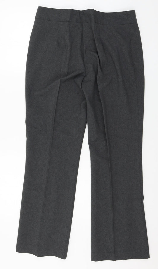 Womens UK Size 14 Papaya Regular Fit Grey Trousers