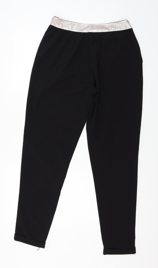 Sweewe Womens Black Trousers Size S L28 in