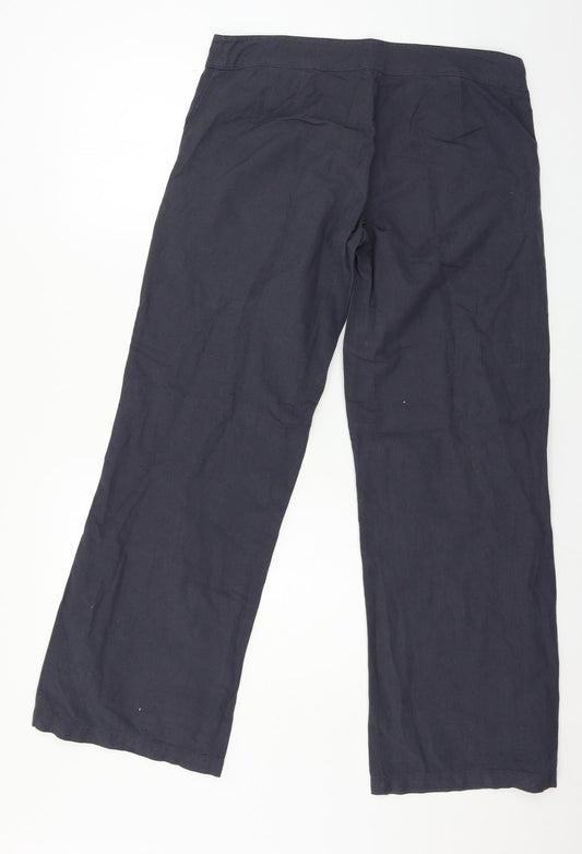 Chillytime Womens Blue Trousers Size 14 L29 in