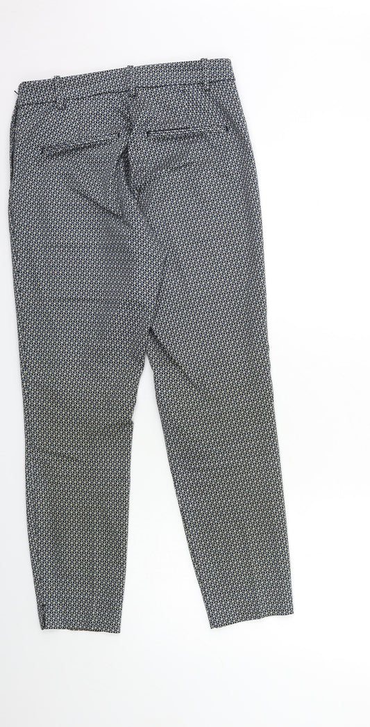 Womens UK Size 10 H&M Regular Fit Black Trousers