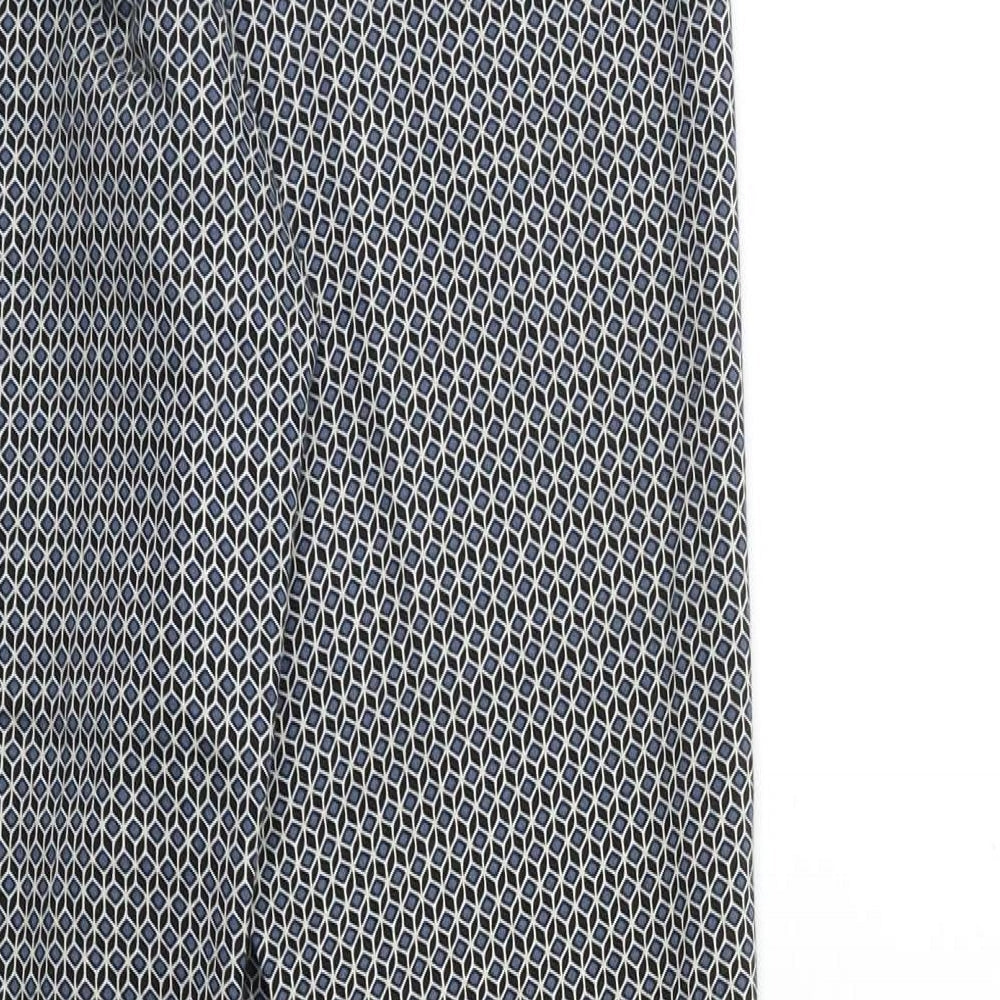 Womens UK Size 10 H&M Regular Fit Black Trousers
