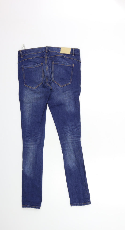 Zara Womens Blue Denim Skinny Jeans Size 28 in L29 in