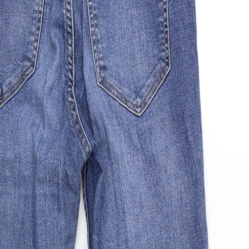 Womens UK Size 6 H&M Regular Fit Skinny Blue Jeans