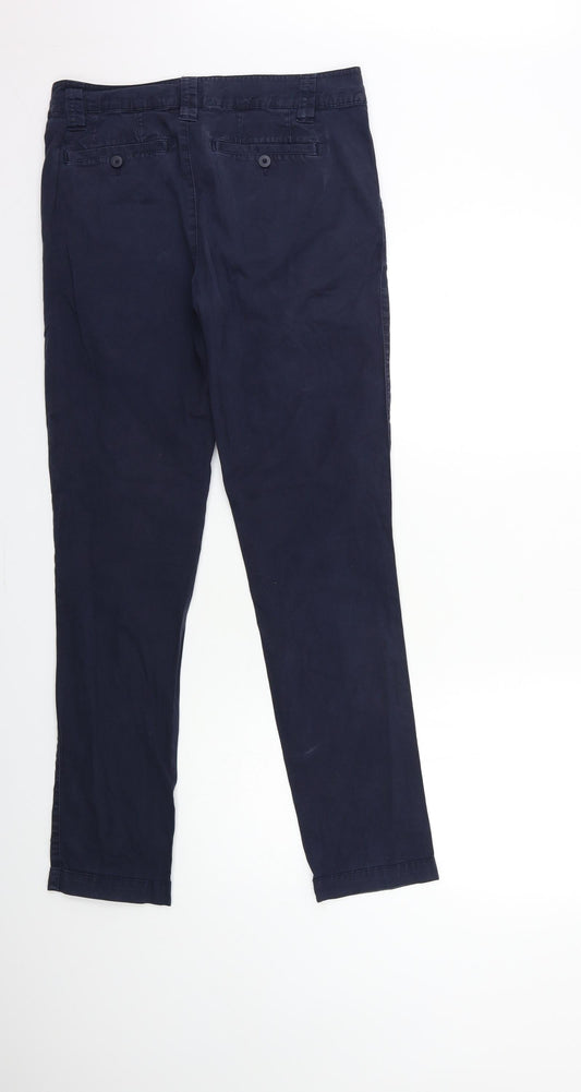 Review Womens Blue Chino Trousers Size 30 in L30 in