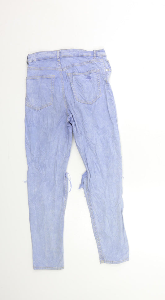 H&M Girls Blue Denim Skinny Jeans Size 12 Years