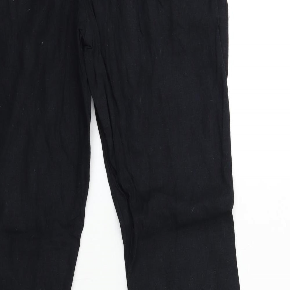 George Womens Black Trousers Size 14 L30 in