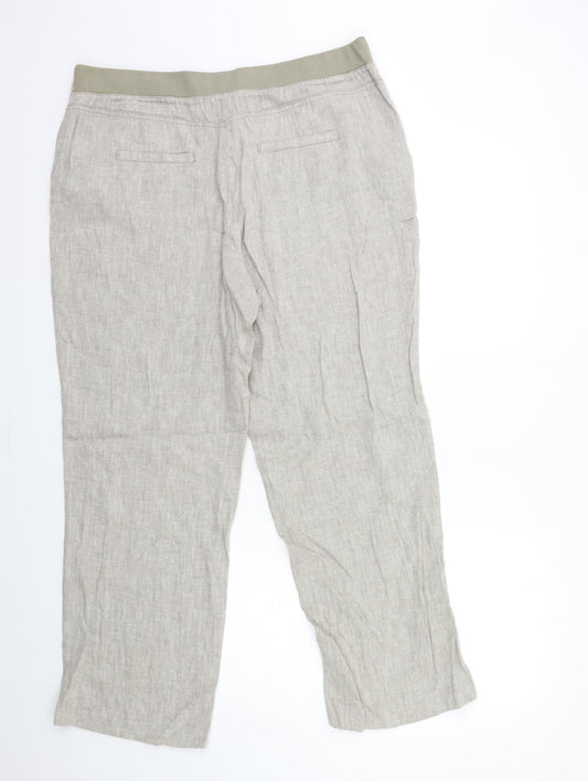 Back view of Maine New England women’s grey trousers, size UK 16, 29-inch leg
