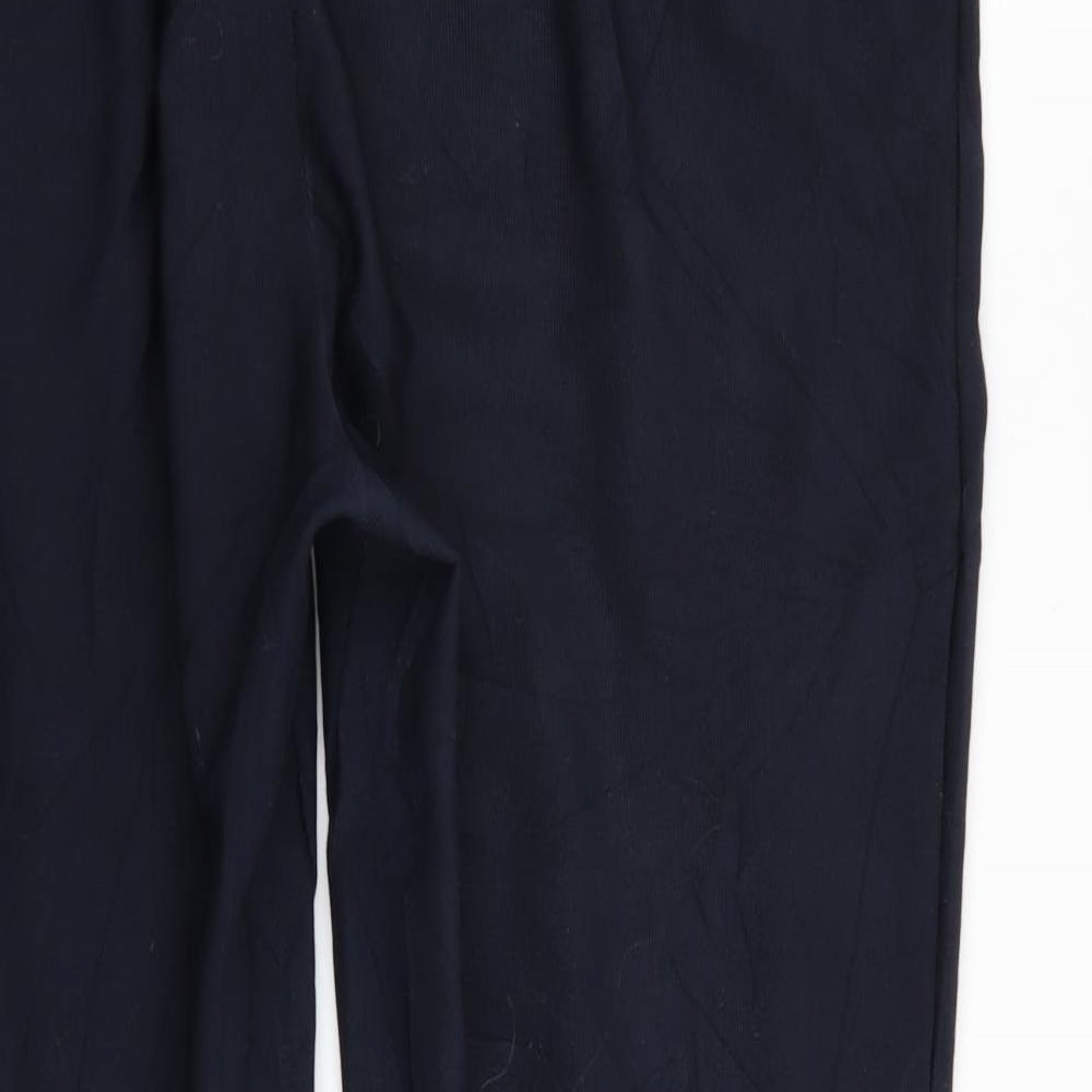 Womens UK Size 20 Preworn Regular Fit Blue Trousers
