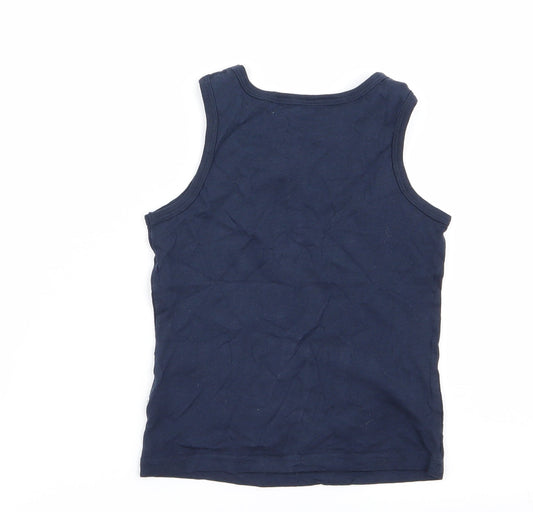 Primark Boys Blue Basic Tank Size 5-6 Years