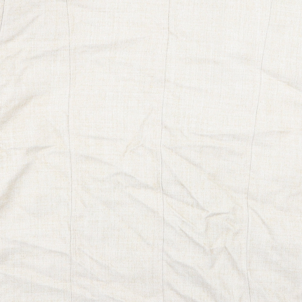 EWM Womens Beige Jacket Blazer Size 16