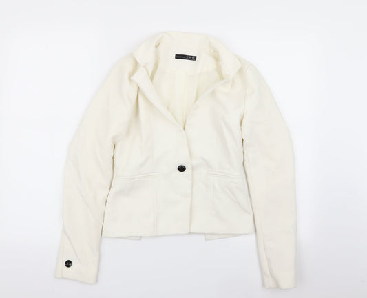 Womens UK Size 6 Primark Regular White Blazer