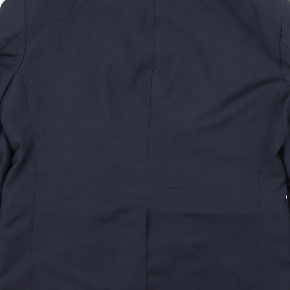Mens UK Size 38 M&S Regular Blue Suit Jacket