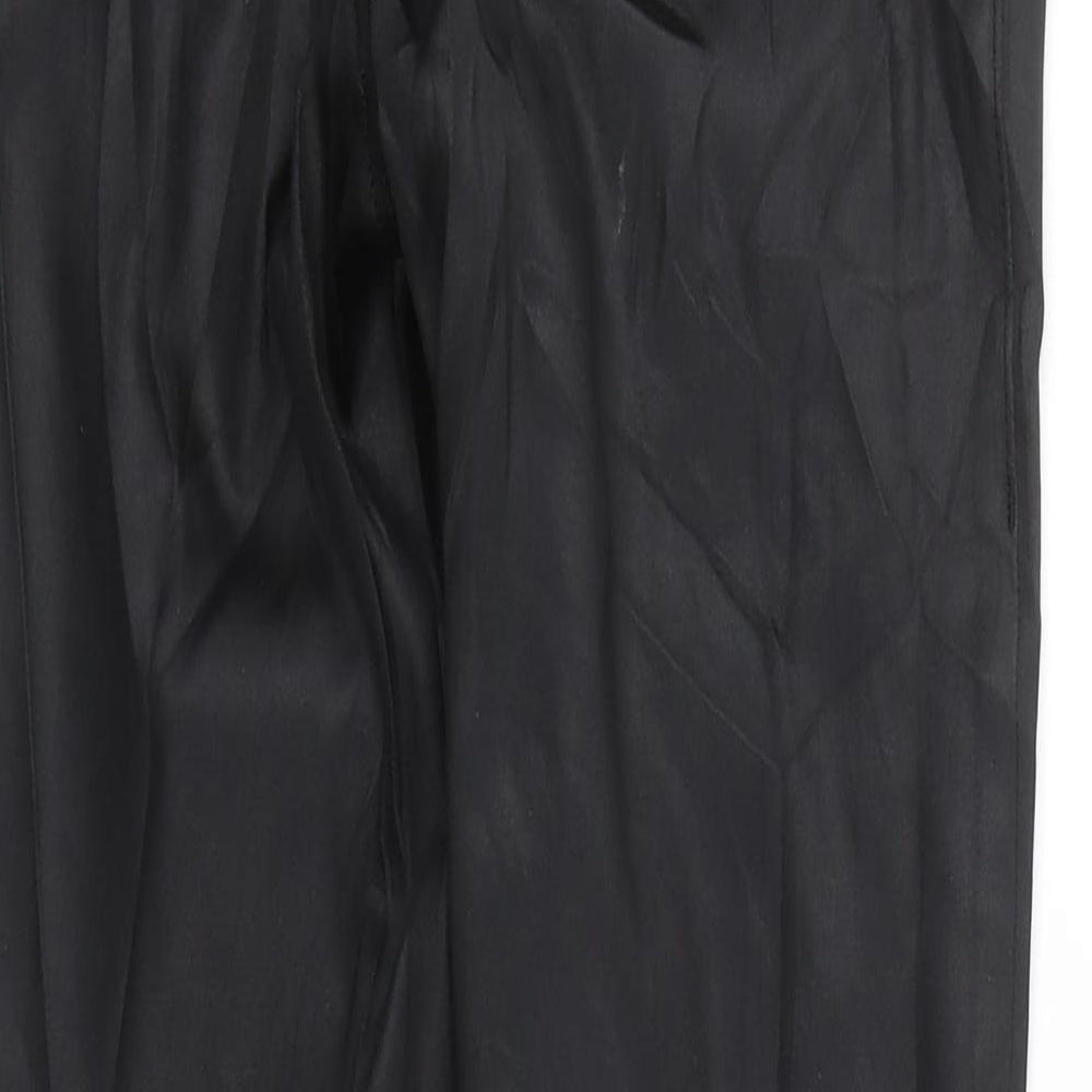 Topshop Womens Black Trousers Size 30 L25 in