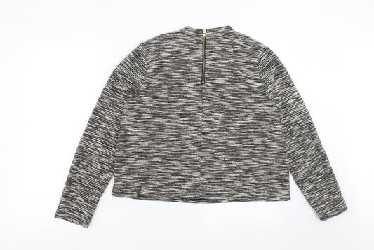 Womens UK Size L H&M Black Pullover Jumper