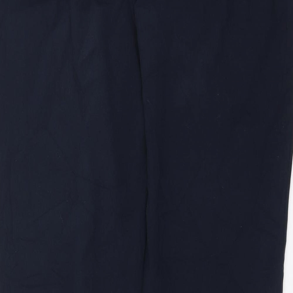 Womens UK Size 12 Marks and Spencer Regular Fit Blue Trousers