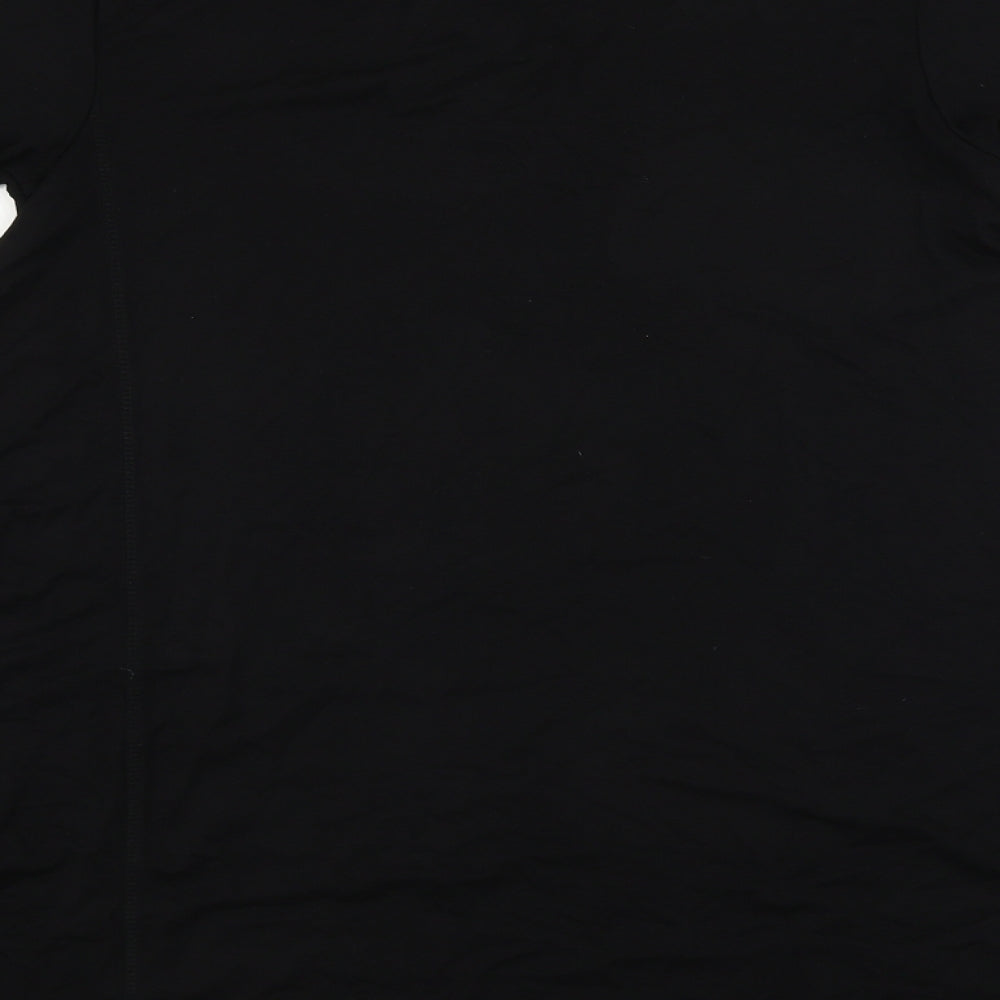 Womens UK Size S Zara Black Basic Blouse
