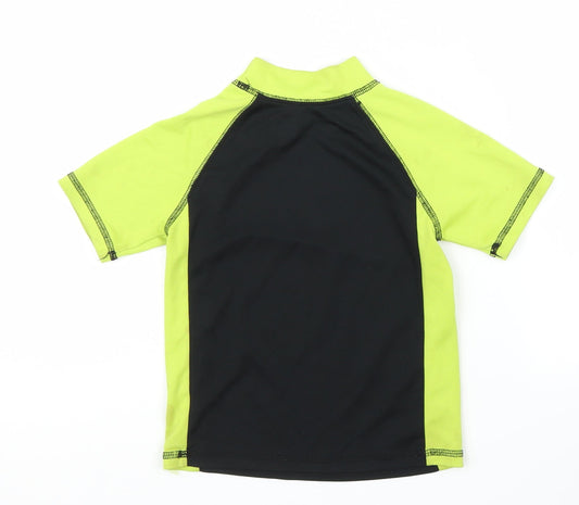 Jumping Beans Boys Black Basic T-Shirt Size 5-6 Years