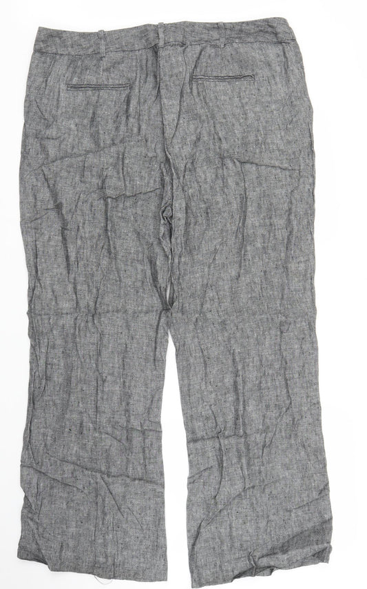 Saviour Womens Grey Trousers Size 38 in L27 in
