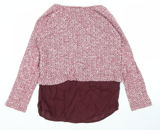 Womens UK Size 10 NEXT Purple Basic Blouse
