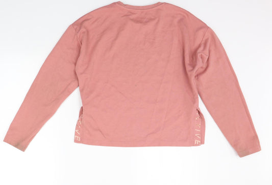 F&F Womens Pink Pullover Jumper Size S