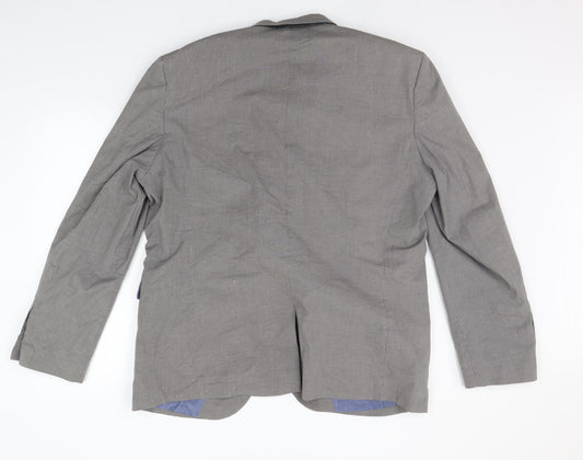 NEXT Mens Grey Jacket Suit Jacket Size S