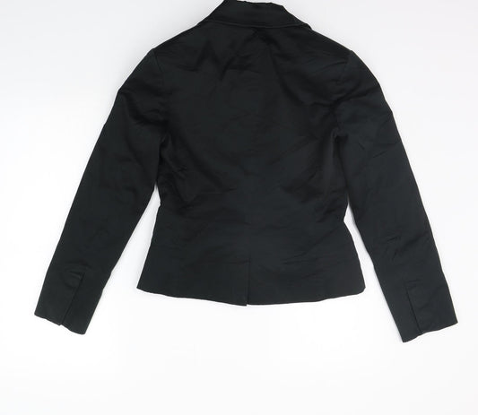 b.young Womens Black Jacket Suit Size 10