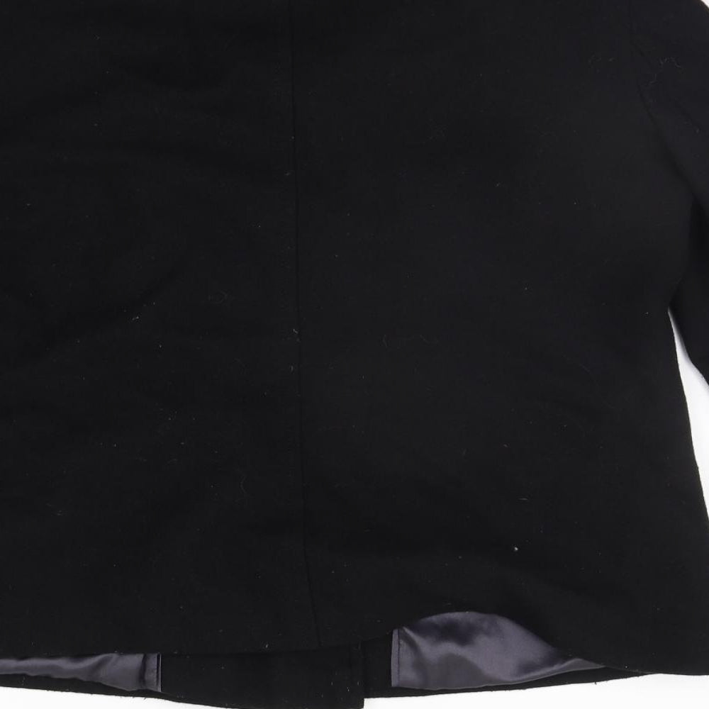 Linea Womens Black Jacket Coat Size 16