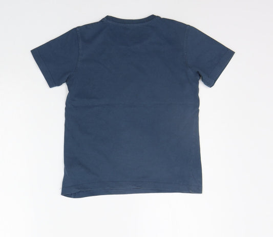 moutain warehouse Girls Blue Basic T-Shirt Size 7-8 Years