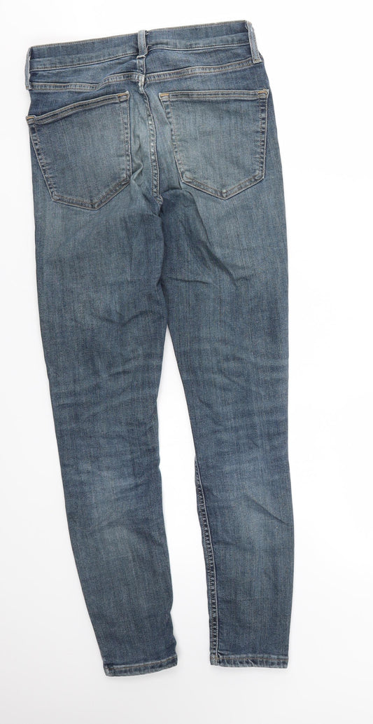 Topshop Womens Blue Skinny Jeans Size 28 in L30 in
