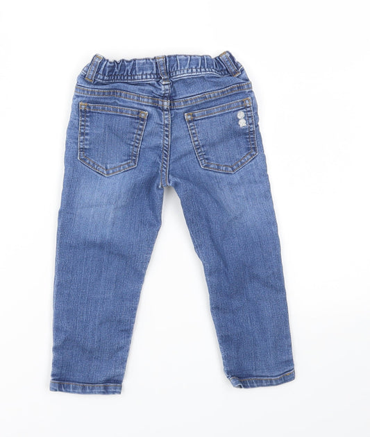 M Girls Blue Capri Jeans Size 18 Months