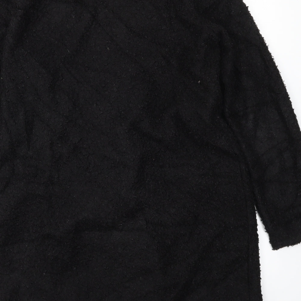 TU Womens Black Jacket Coat Size 8