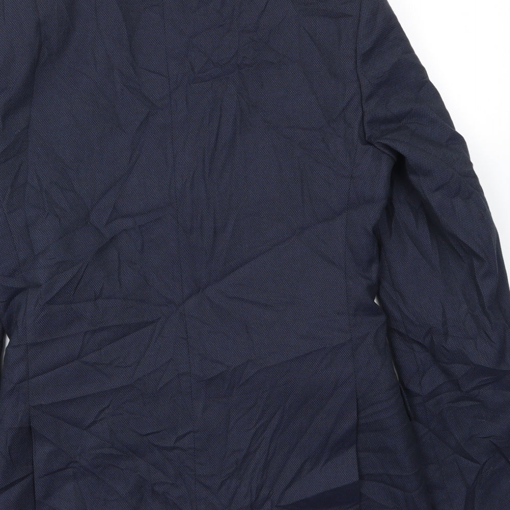 Mens UK Size 34 M&S Regular Blue Suit Jacket