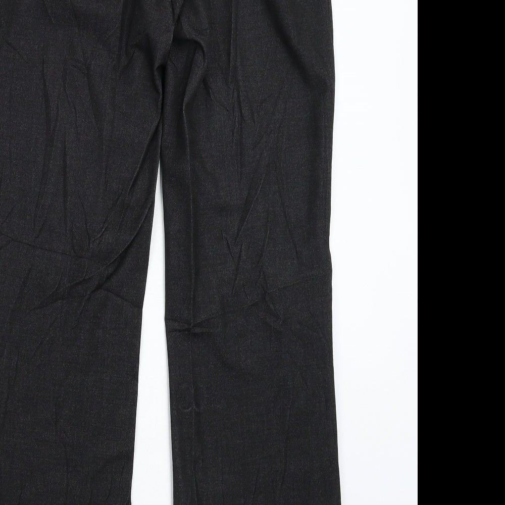 Womens UK Size 32 in Marks and Spencer Regular Fit Black Trousers