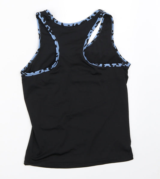 Preworn Womens Black Basic Tank Size S