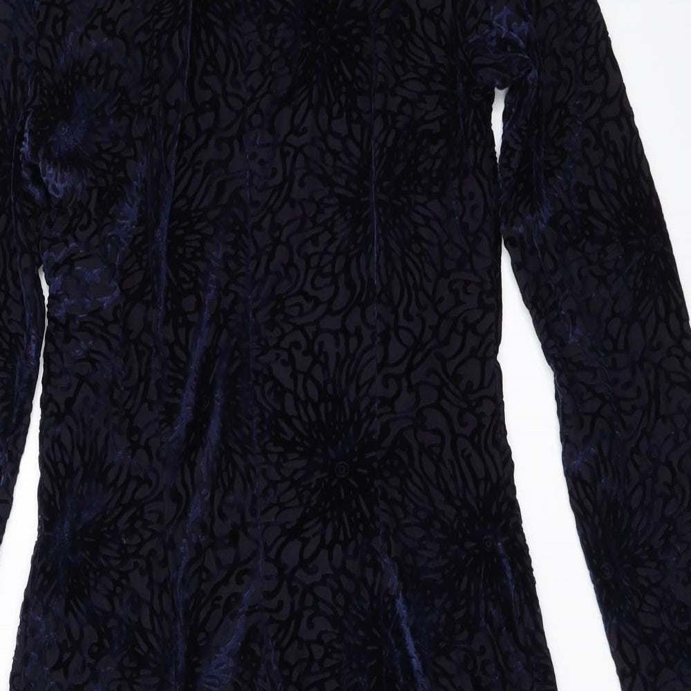 PRETTYLITTLETHING Womens Blue Bodycon Size 10