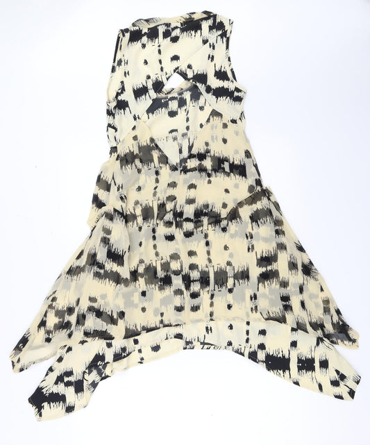 ASOS Womens Beige Fit & Flare Size 8