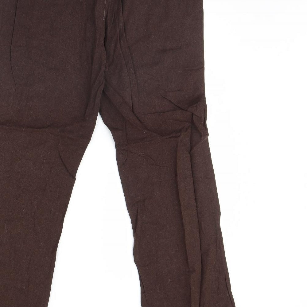 RED PEPP Womens Brown Trousers Size XL L28 in