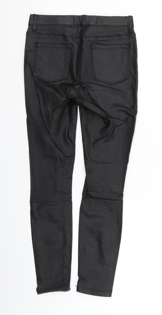 Womens UK Size 8 NEXT Regular Fit Jegging Black Trousers
