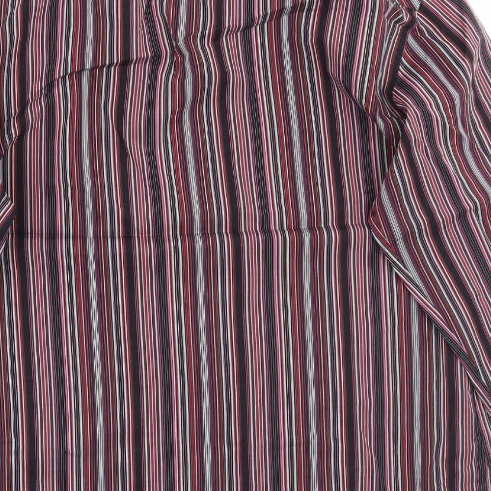 Mens UK Size M NEXT Black Button-Up Long Sleeve Casual Shirt