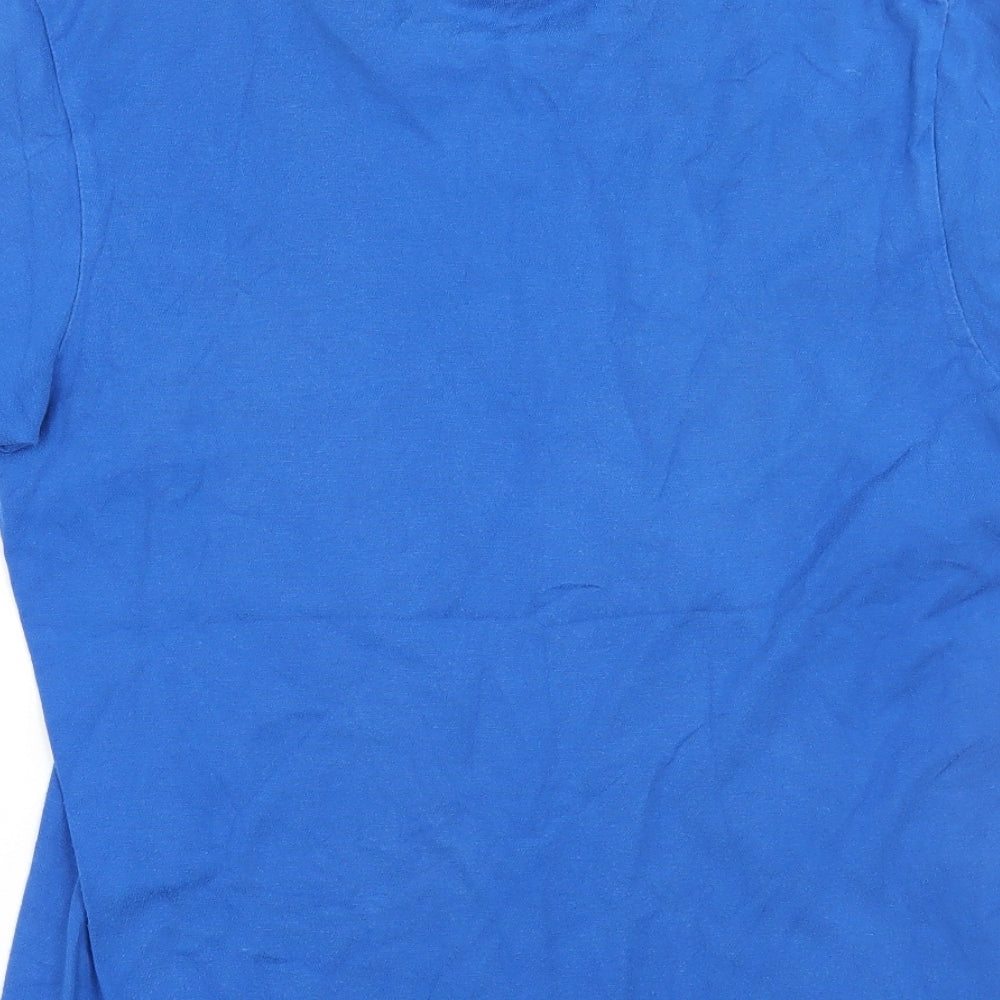Mens UK Size S adidas Blue T-Shirt