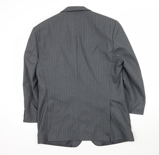 Mens UK Size 42 Burton Regular Grey Suit Jacket