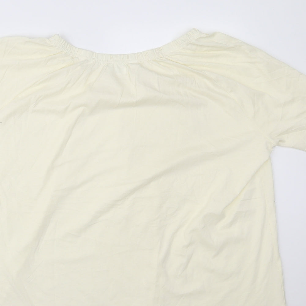 Womens UK Size XL BPC Yellow Basic Blouse
