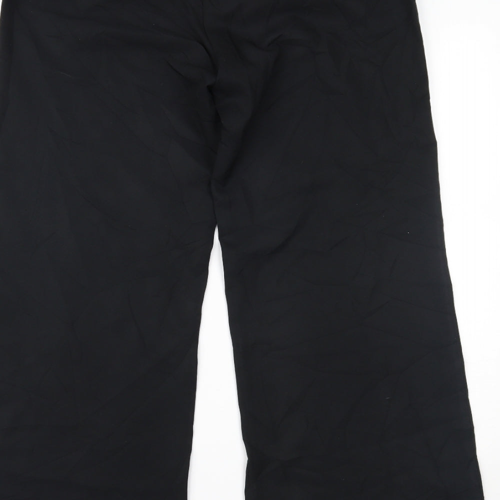 Womens UK Size 12 DUNNES Regular Fit Black Trousers