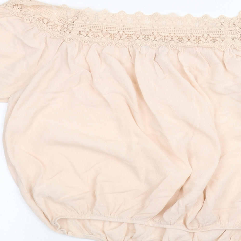 F&F Womens Pink Basic Blouse Size 12