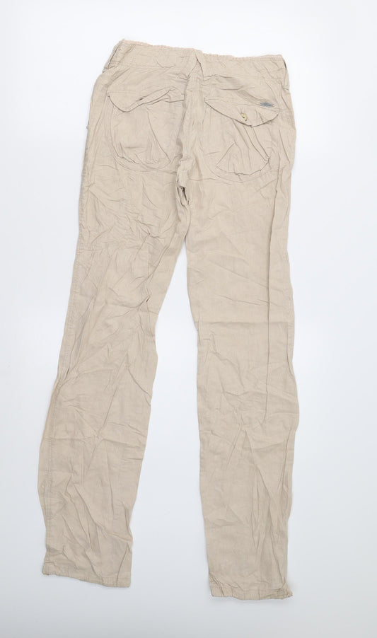 House Womens Beige Trousers Size XS L33 in