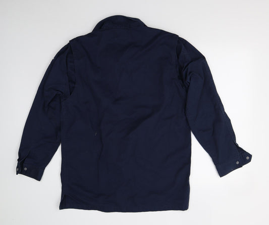 Pure First Mens Blue Button-Up Size XL