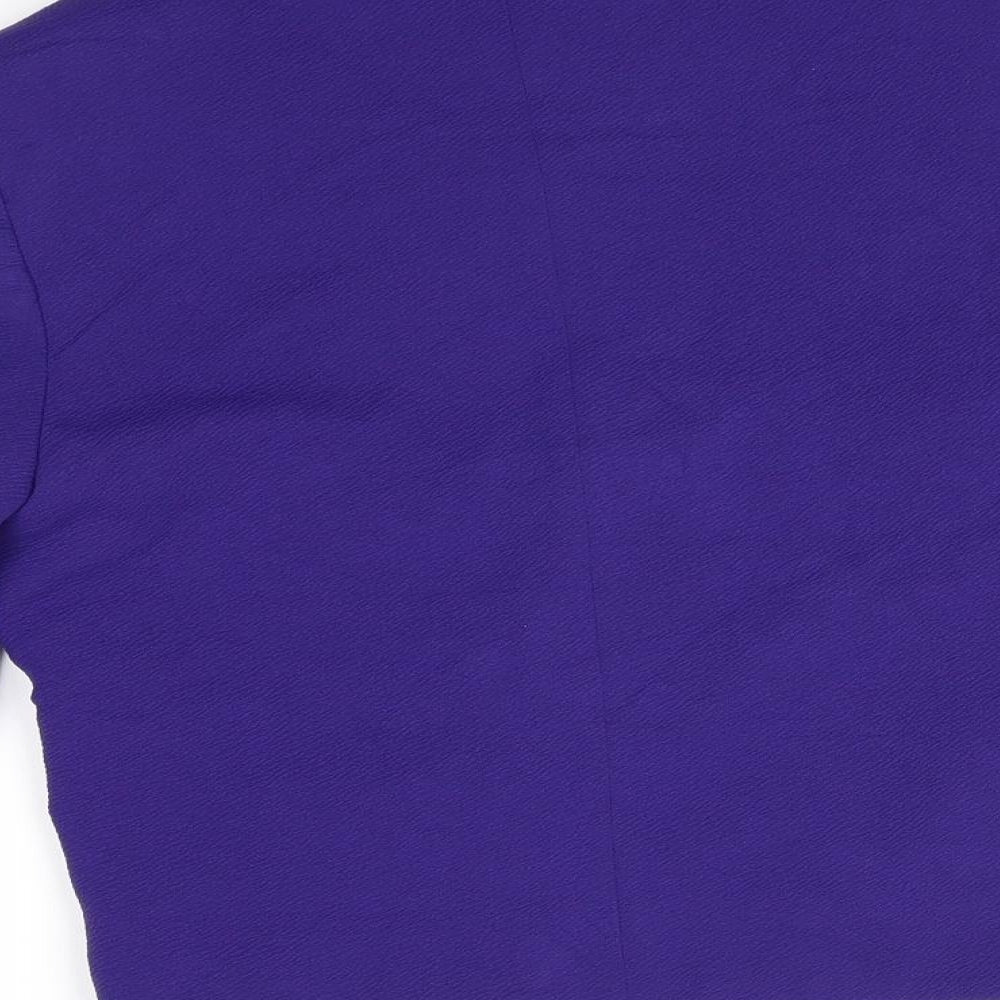 Principles Womens Purple Jacket Blazer Size 8 - wrap style